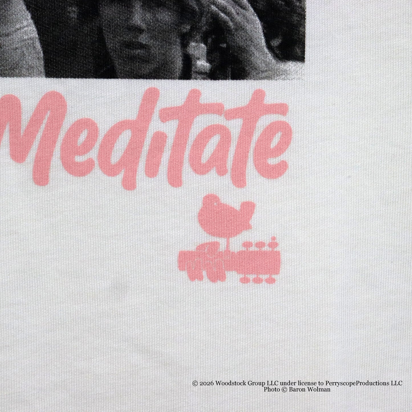 GOOD ROCK SPEED : WOODSTOCK | Don't Hate, Meditate S/S TEE