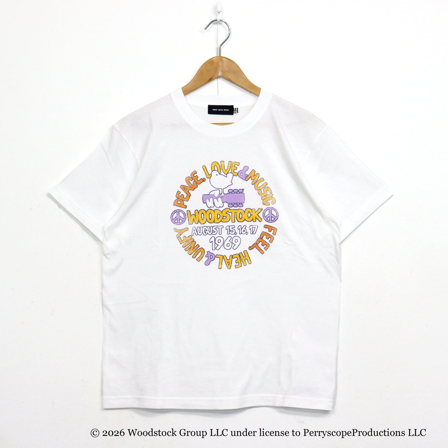 GOOD ROCK SPEED : WOODSTOCK | CIRCLE S/S TEE
