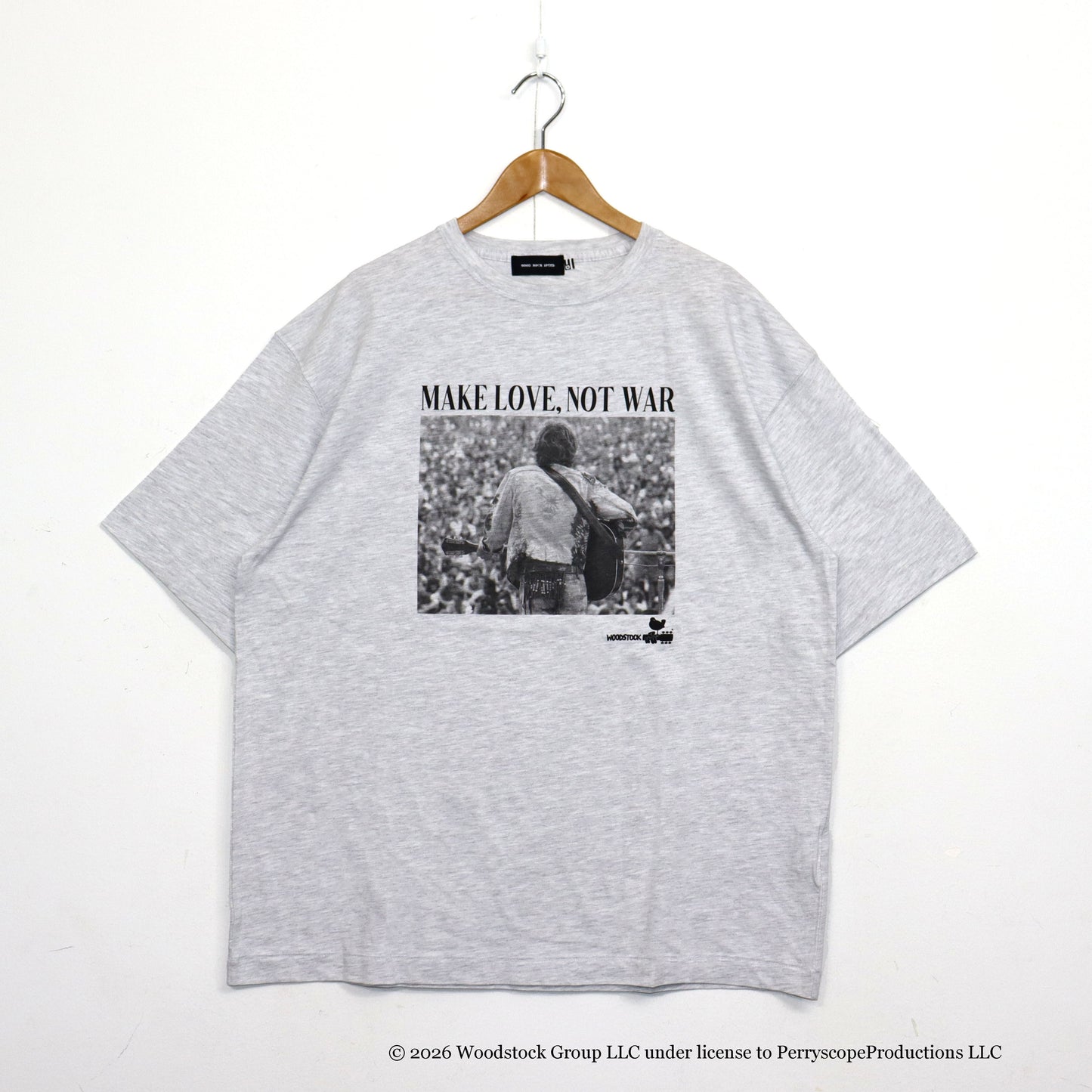GOOD ROCK SPEED: WOODSTOCK | MAKE LOVE, NOT WAR S/S TEE
