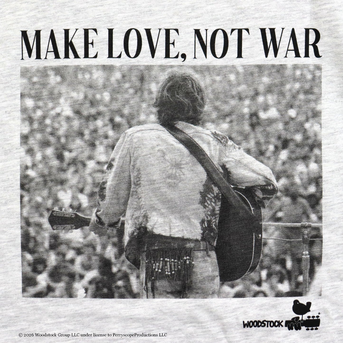 GOOD ROCK SPEED: WOODSTOCK | MAKE LOVE, NOT WAR S/S TEE