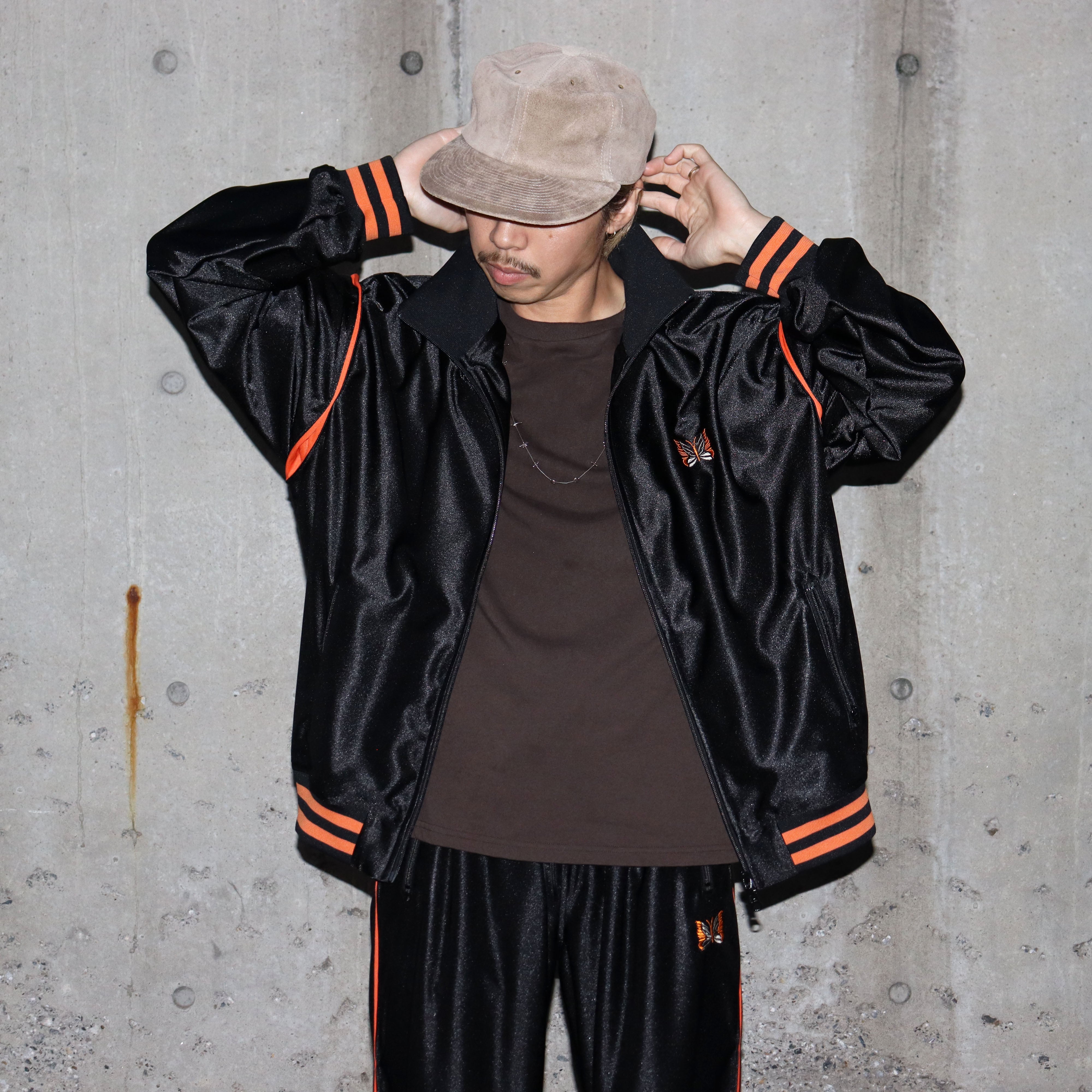 Needles：Track Jacket - Tricot Sateen【BLACK】 – TAMANIWA