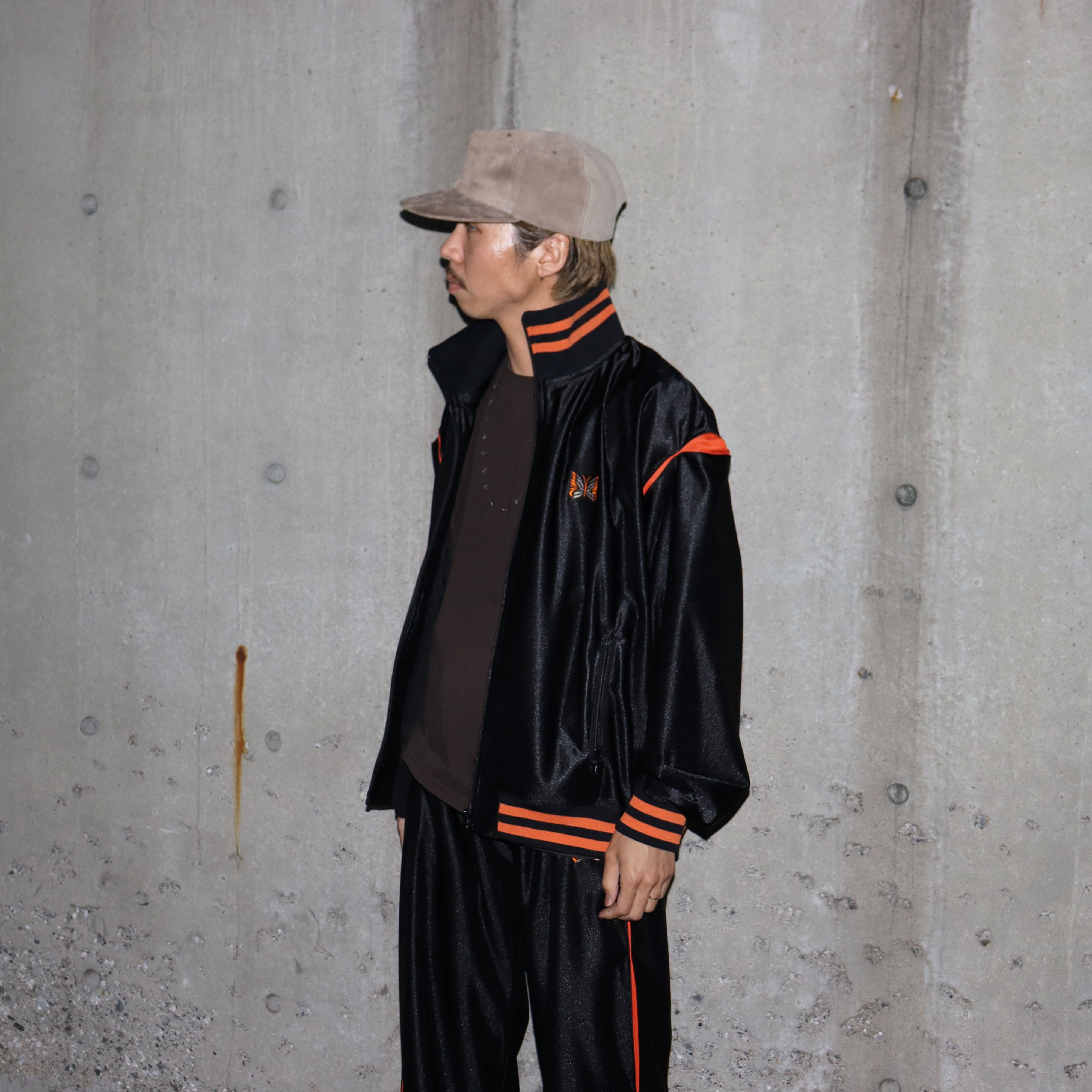 Needles: Track Jacket - Tricot Sateen - BLACK – TAMANIWA