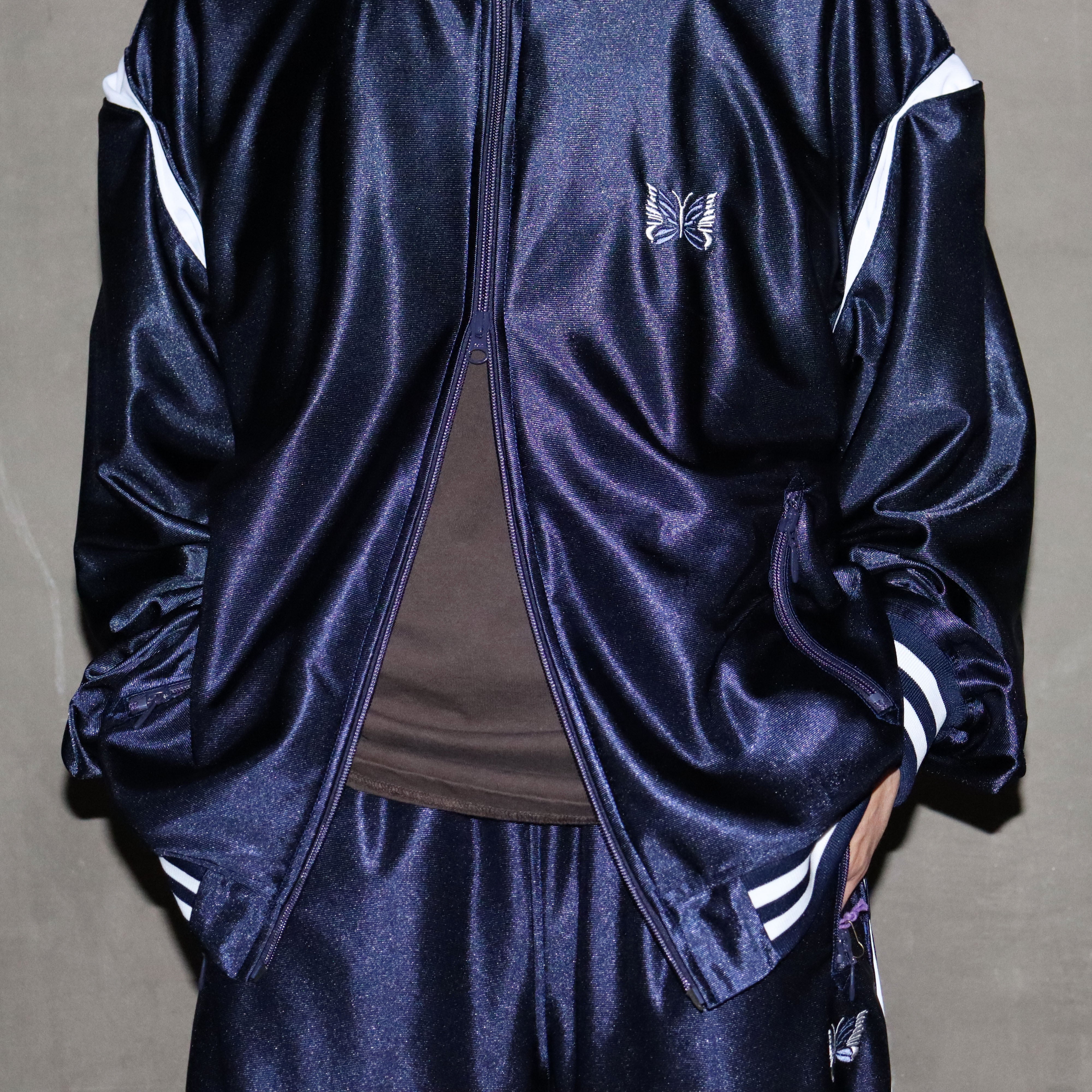 Needles：Track Jacket - Tricot Sateen - NAVY – TAMANIWA