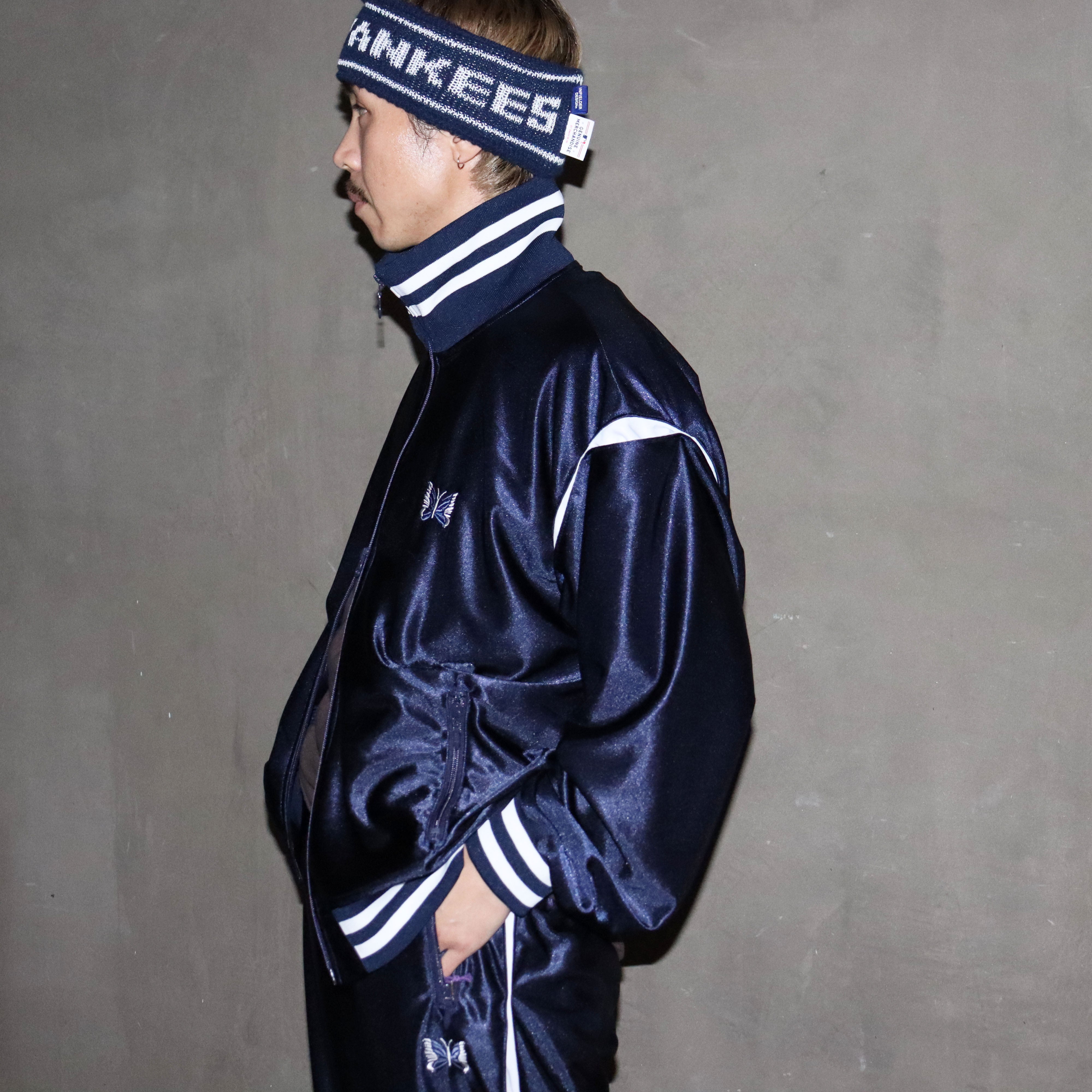 Needles：Track Jacket - Tricot Sateen - NAVY – TAMANIWA