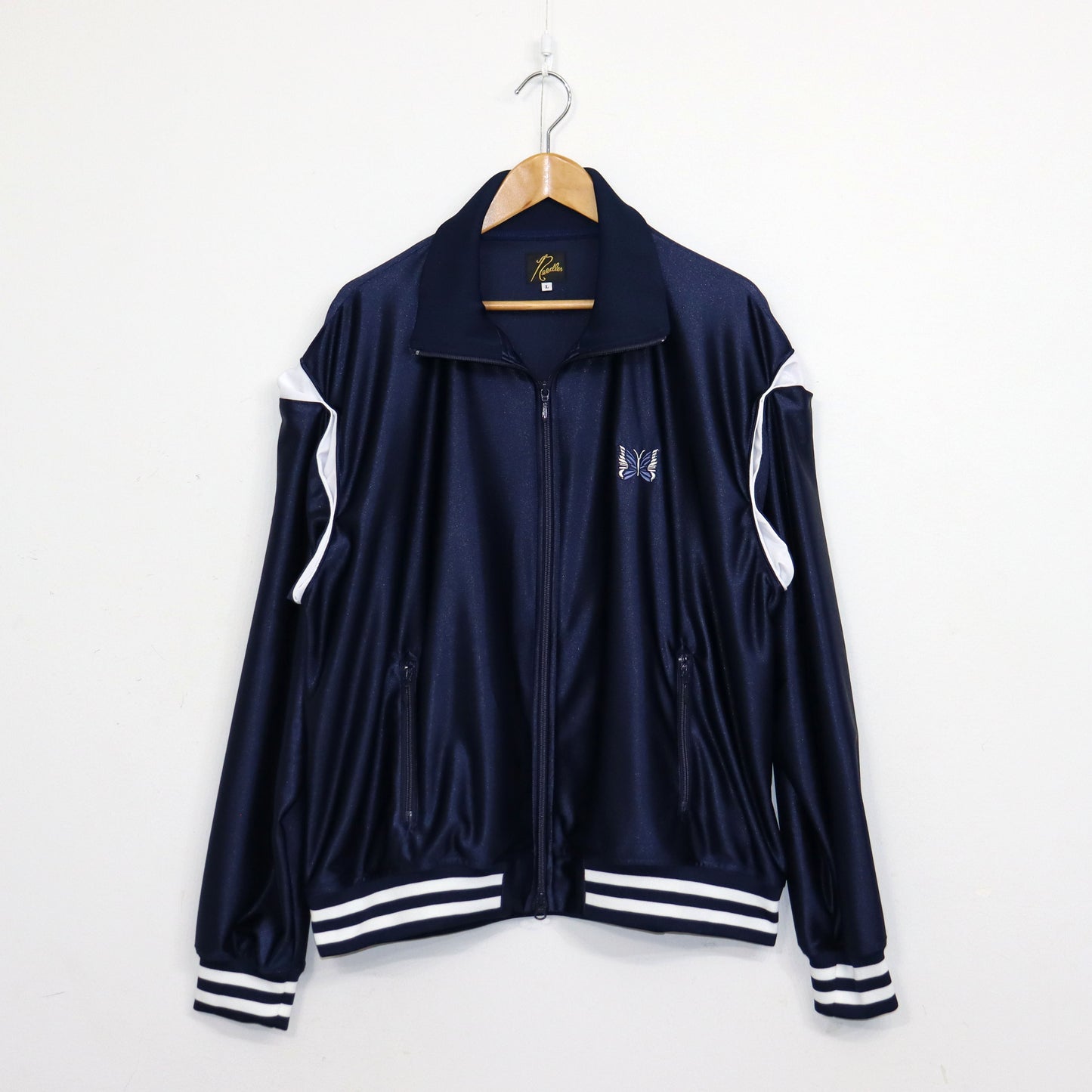 Needles：Track Jacket - Tricot Sateen - NAVY