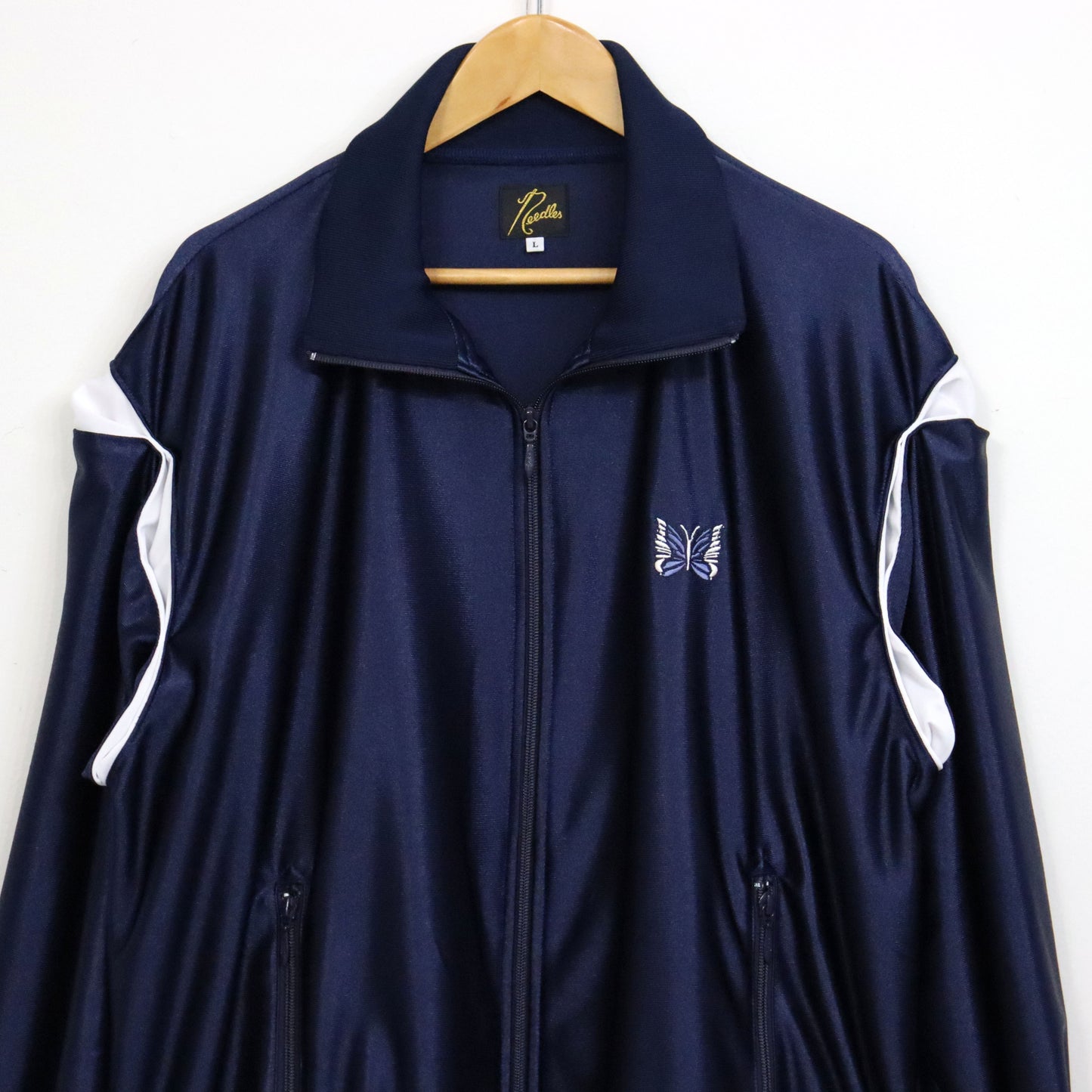 Needles：Track Jacket - Tricot Sateen - NAVY