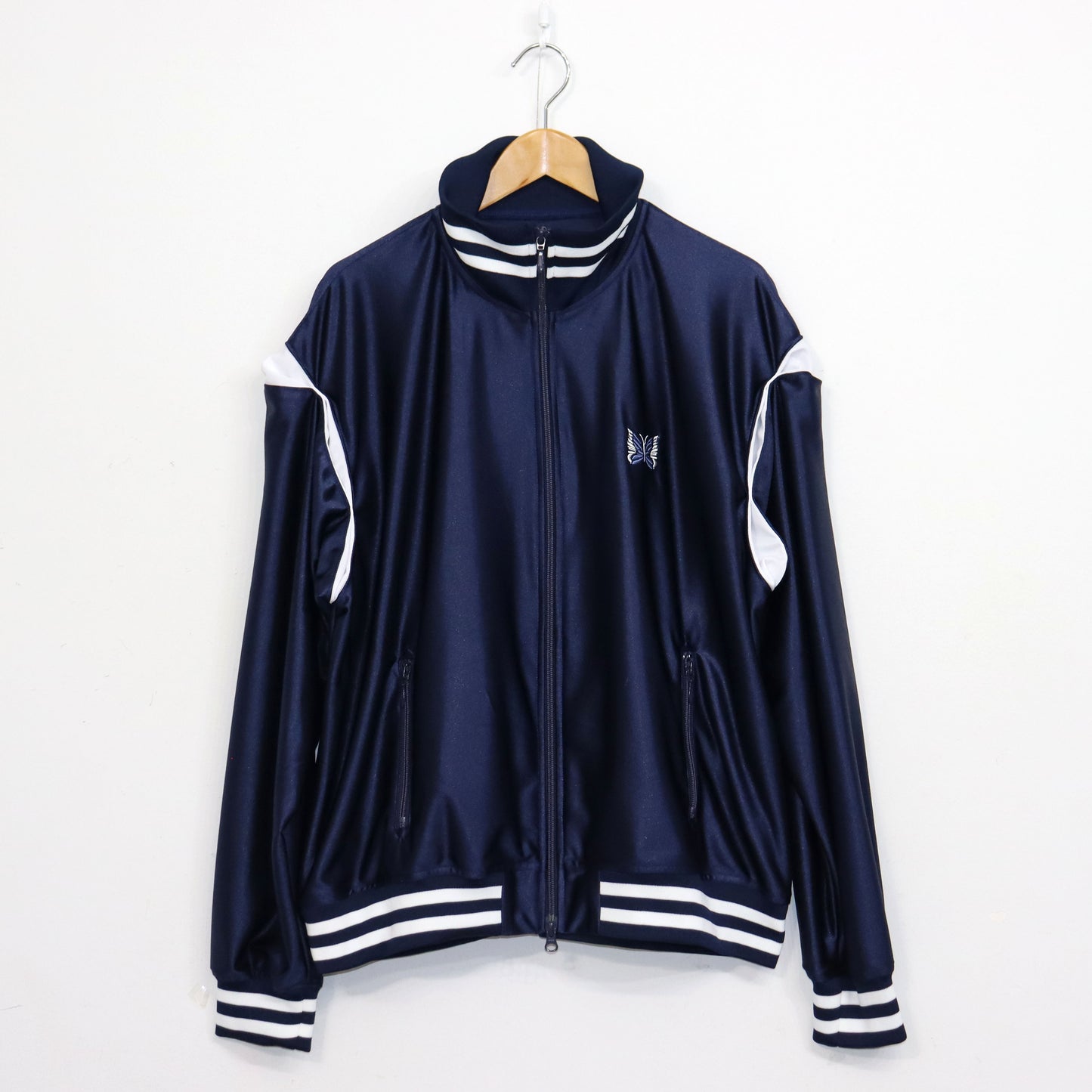 Needles：Track Jacket - Tricot Sateen - NAVY
