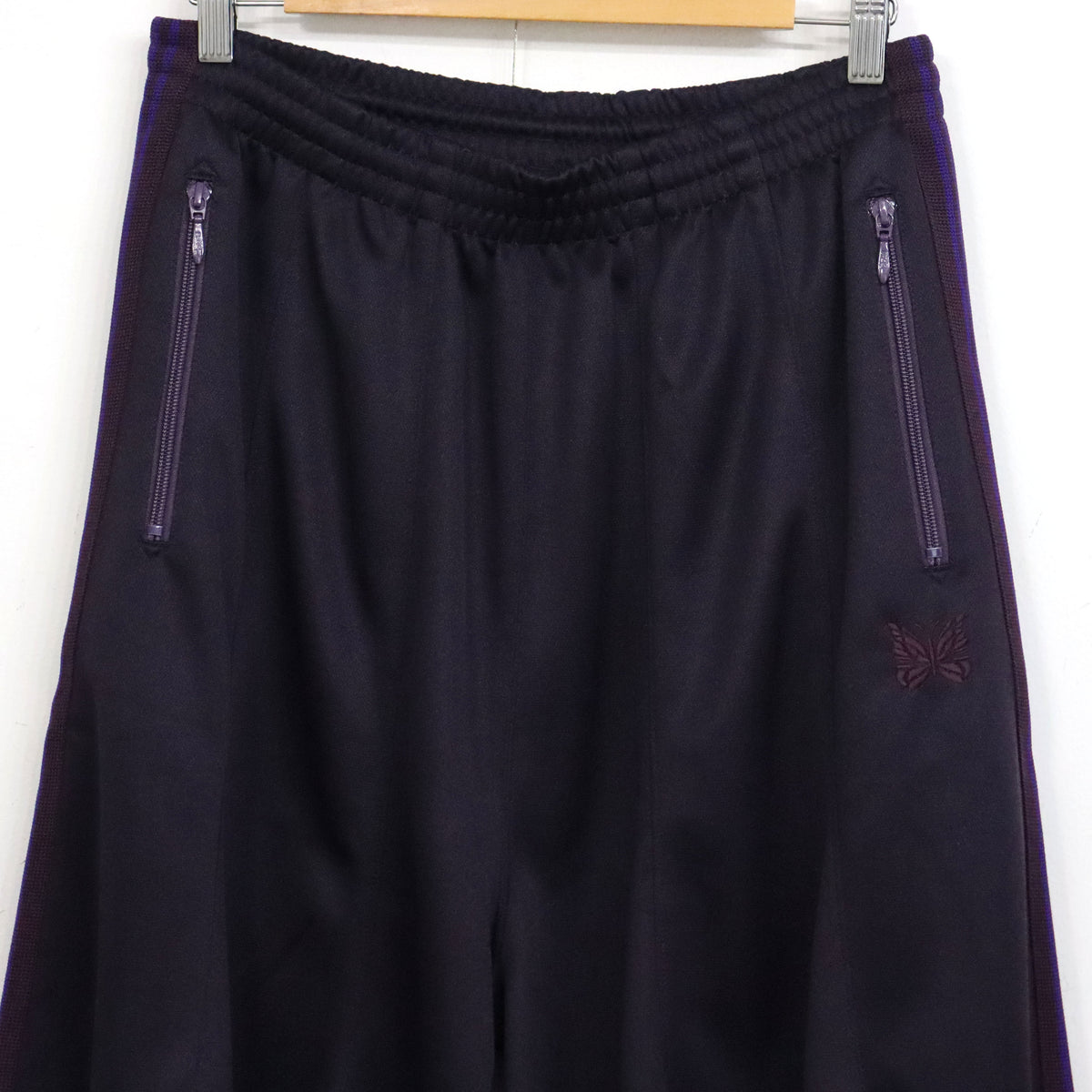 Needles : H.D. Track Pant - Poly Smooth 【PURPLE×BURGANDY】