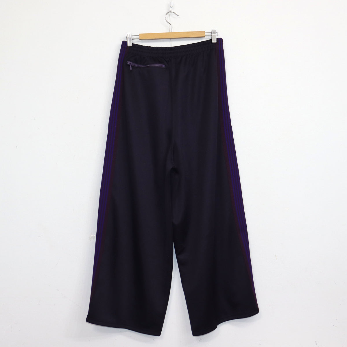 Needles : H.D. Track Pant - Poly Smooth 【PURPLE×BURGANDY】