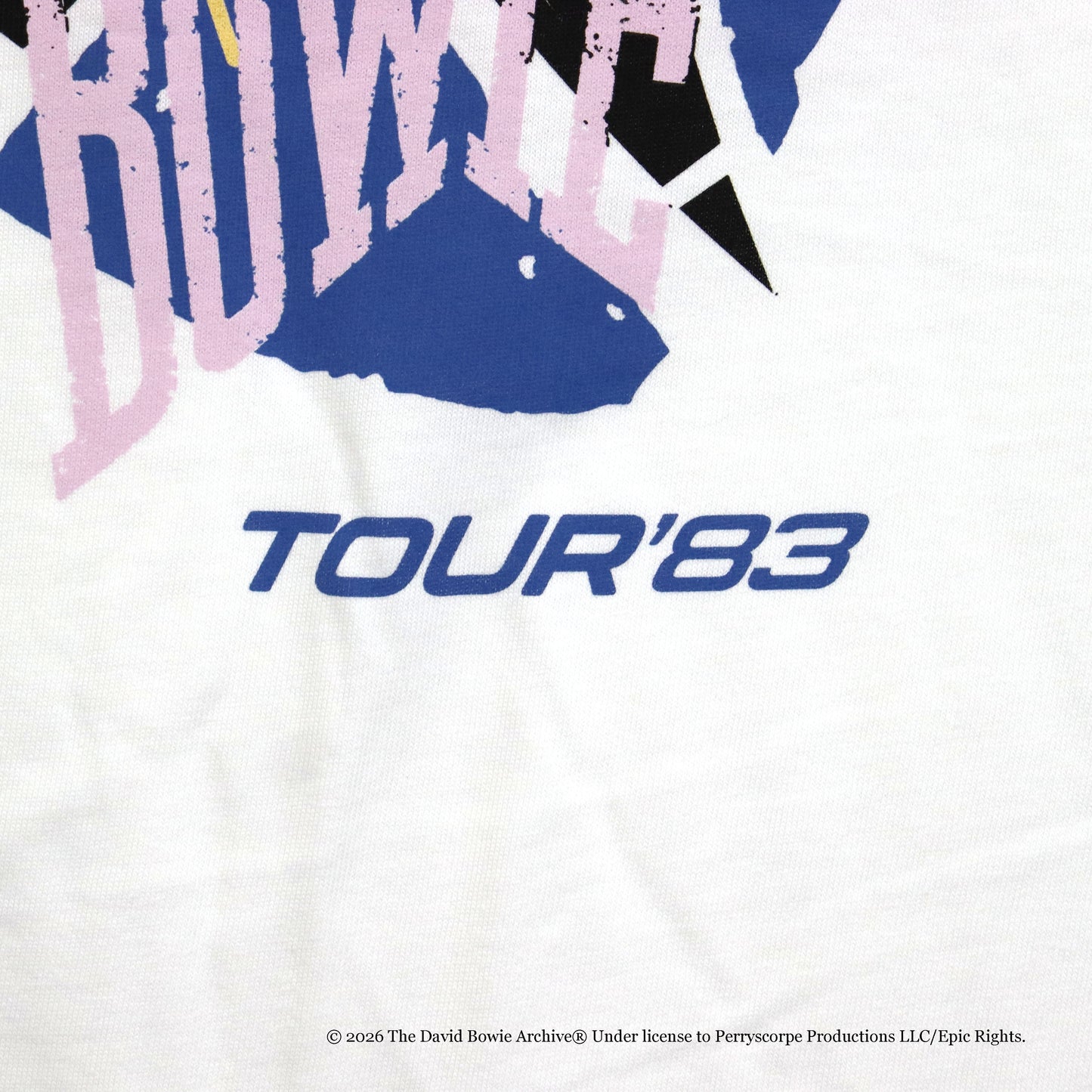 GOOD ROCK SPEED : DAVID BOWIE | TOUR'83 S/S TEE