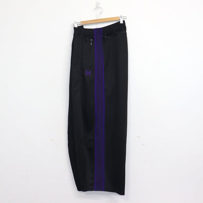 Needles : H.D. Track Pant - Poly Smooth 【BLACK×PURPLE】