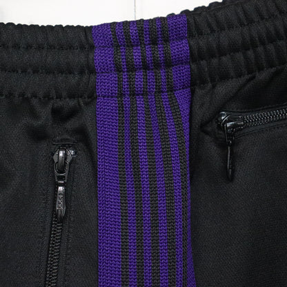 Needles : H.D. Track Pant - Poly Smooth 【BLACK×PURPLE】