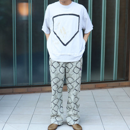 OLD PARK : HOME PLATE TEE - OFF WHITE 1