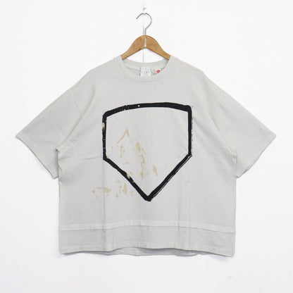 OLD PARK : HOME PLATE TEE - OFF WHITE 1