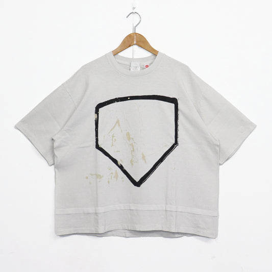 OLD PARK : HOME PLATE TEE - OFF WHITE 1