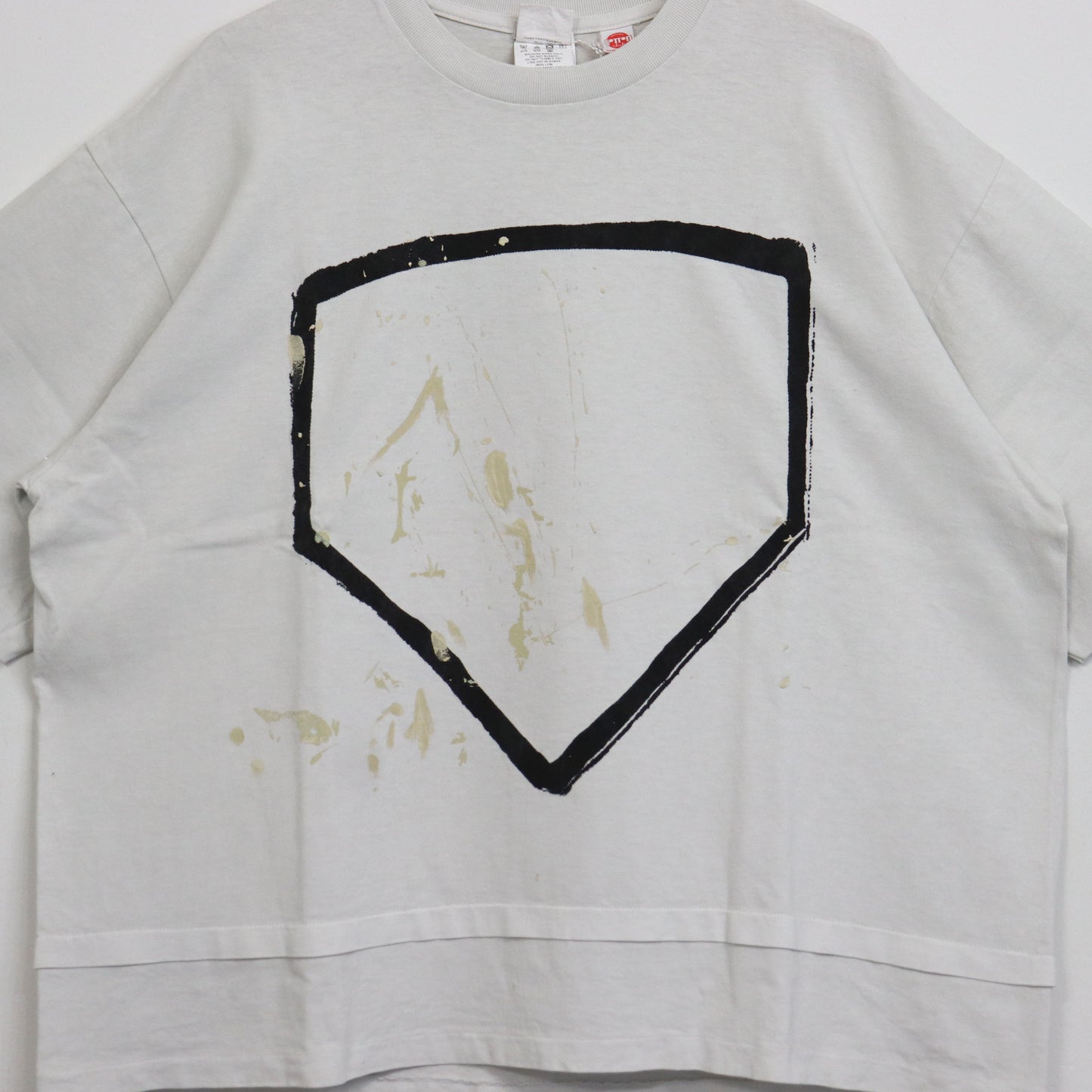 OLD PARK : HOME PLATE TEE - OFF WHITE 1