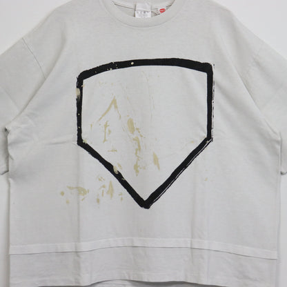 OLD PARK : HOME PLATE TEE - OFF WHITE 1