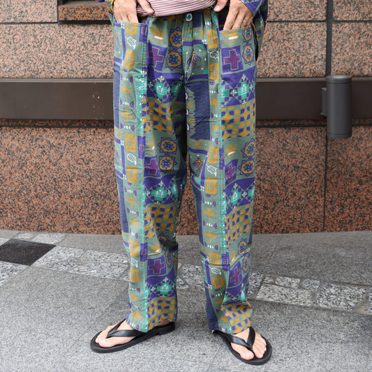 South2 West8 : Army String Pant - Flannel Cloth / Print