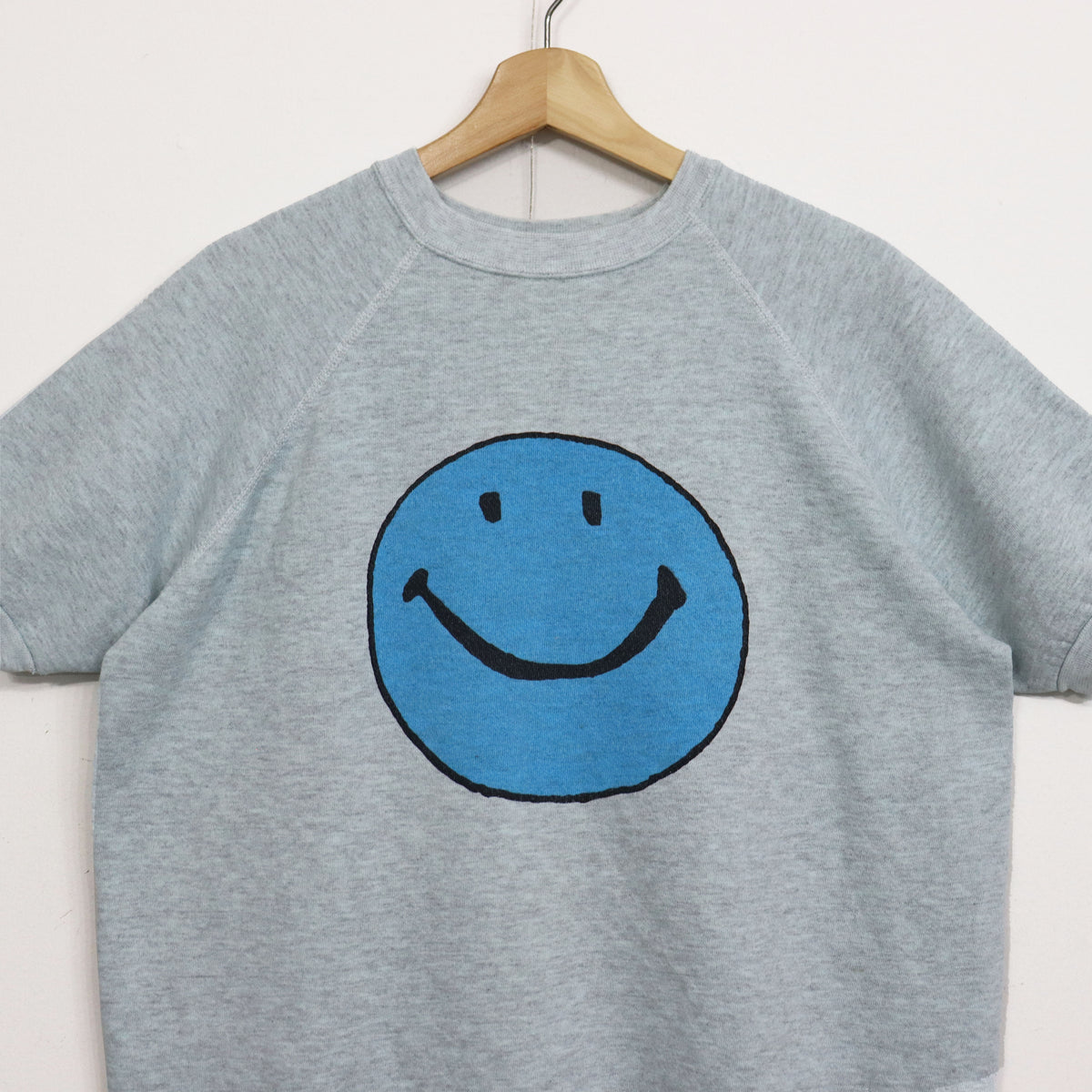 Copycat : Smile S/S Sweat- LT.BLUE×BLUE