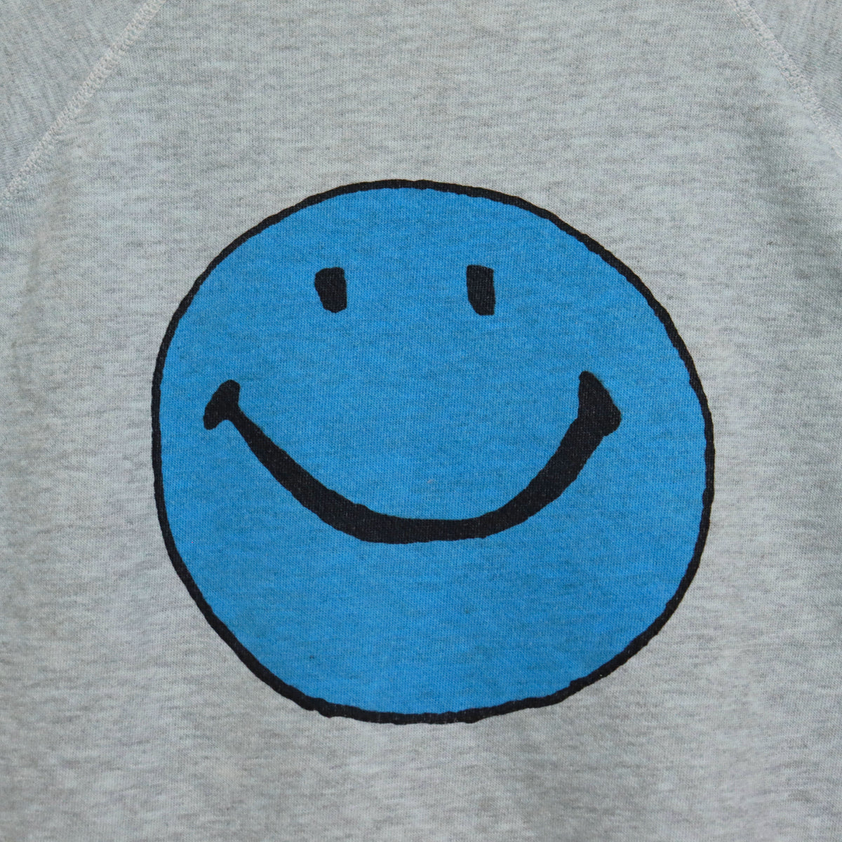 Copycat : Smile S/S Sweat- LT.BLUE×BLUE