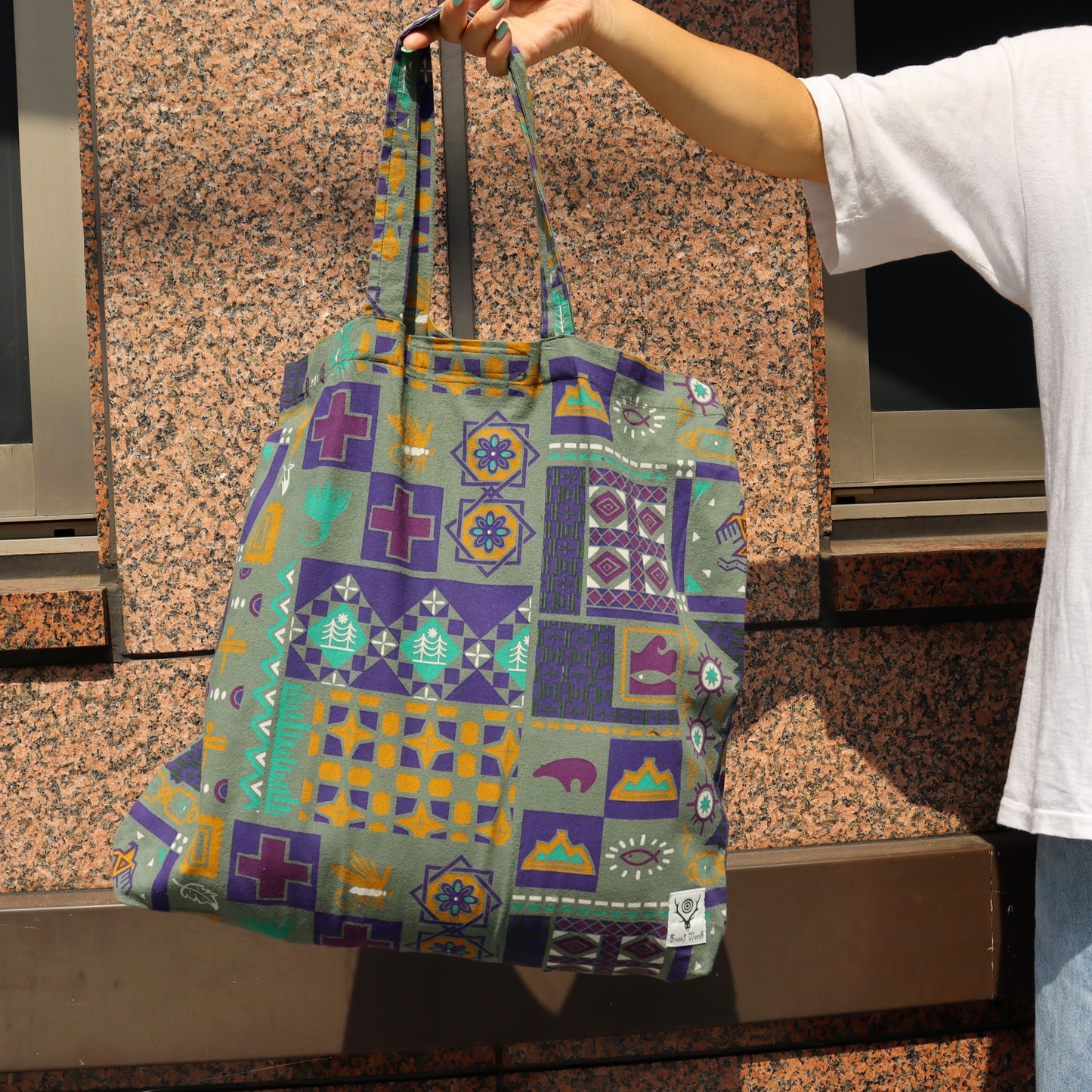South2 West8 : Grocery Bag - Flannel Cloth / Print