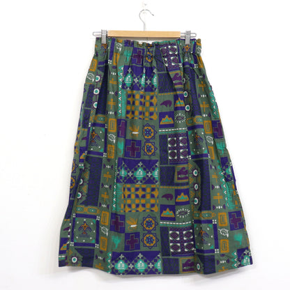 South2 West8 : Army String Skirt - Flannel / Print