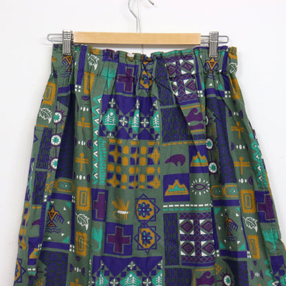 South2 West8 : Army String Skirt - Flannel / Print