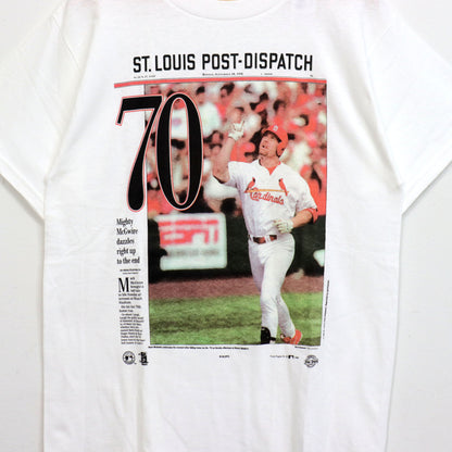 Dead Stock : (Front Pages) MLB Newsparper Tee - Mark McGwire