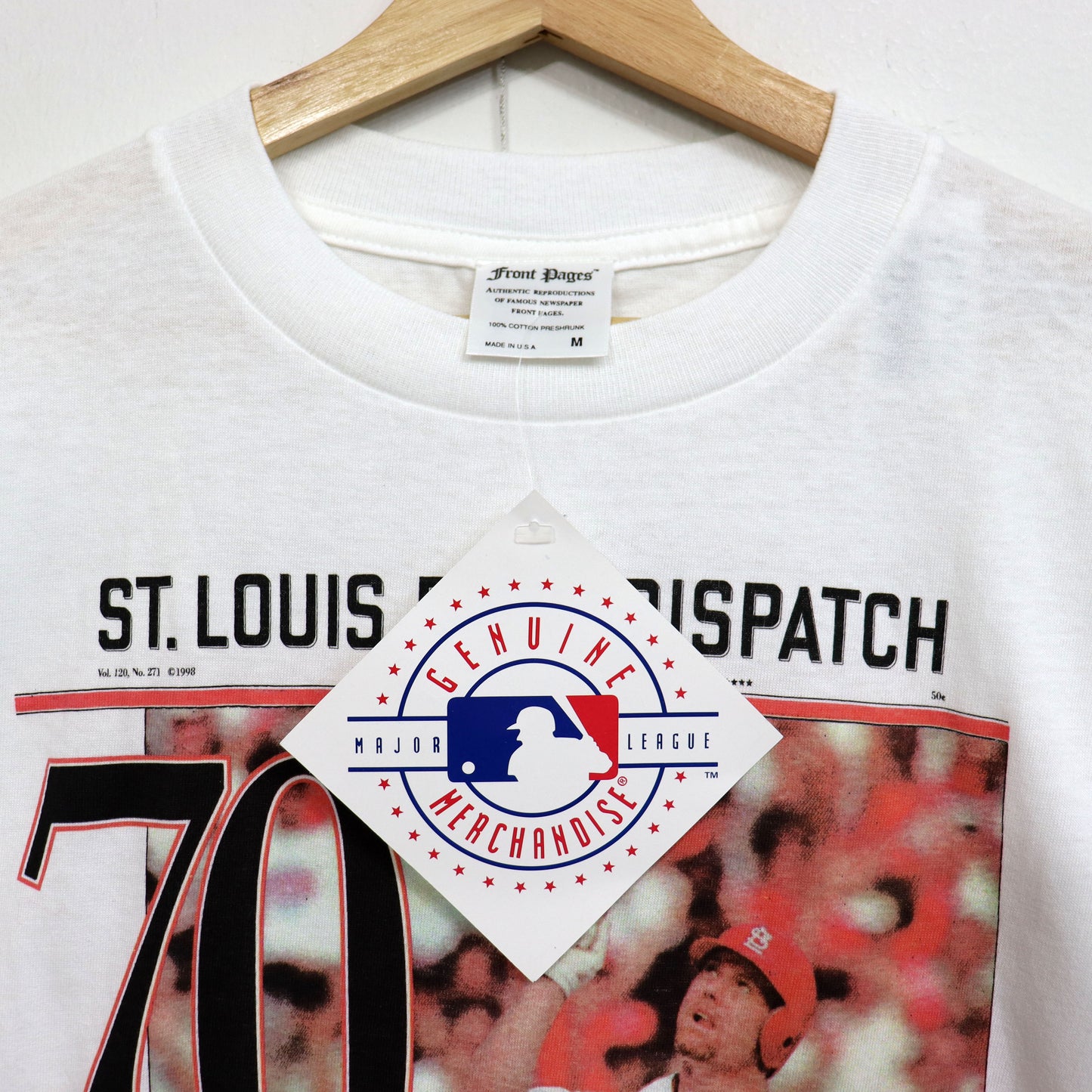 Dead Stock : (Front Pages) MLB Newsparper Tee - Mark McGwire