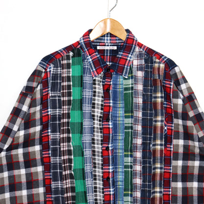 Rebuild by Needles：Flannel Shiirt - Ribbon Wide Shirt