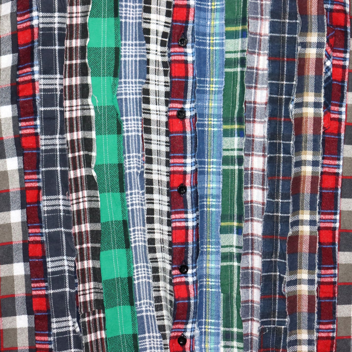 Rebuild by Needles：Flannel Shiirt - Ribbon Wide Shirt