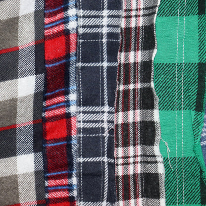 Rebuild by Needles：Flannel Shiirt - Ribbon Wide Shirt