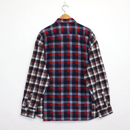 Rebuild by Needles：Flannel Shiirt - Ribbon Wide Shirt