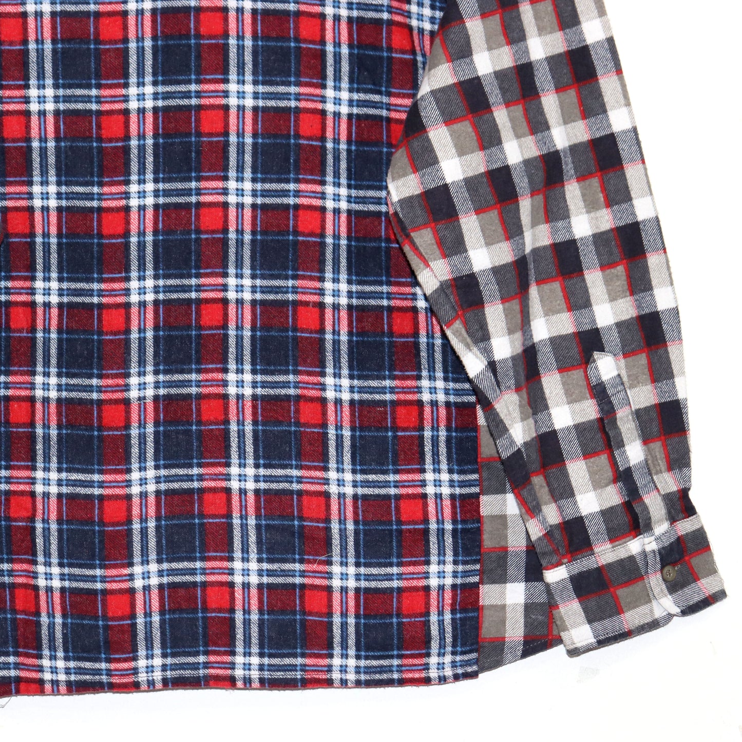 Rebuild by Needles：Flannel Shiirt - Ribbon Wide Shirt