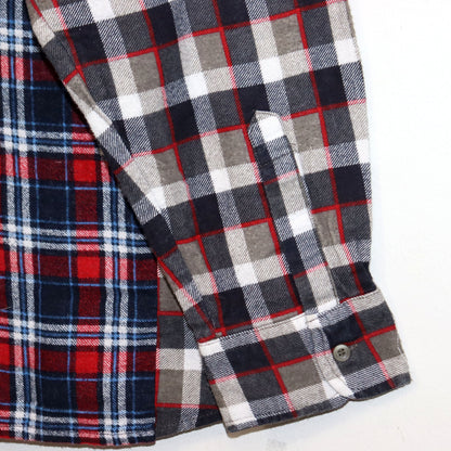 Rebuild by Needles：Flannel Shiirt - Ribbon Wide Shirt