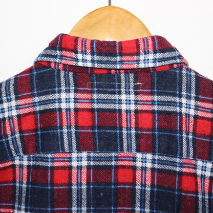 Rebuild by Needles：Flannel Shiirt - Ribbon Wide Shirt