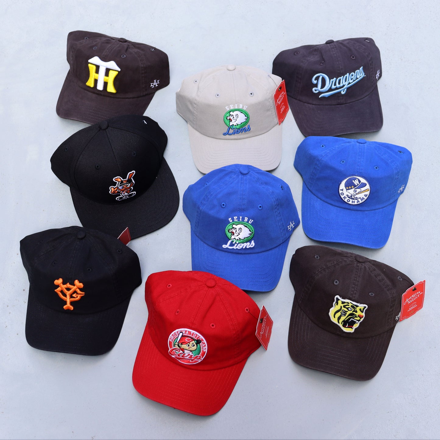 AMERICAN NEEDLE :  Yokohama Whales Cap - cotton