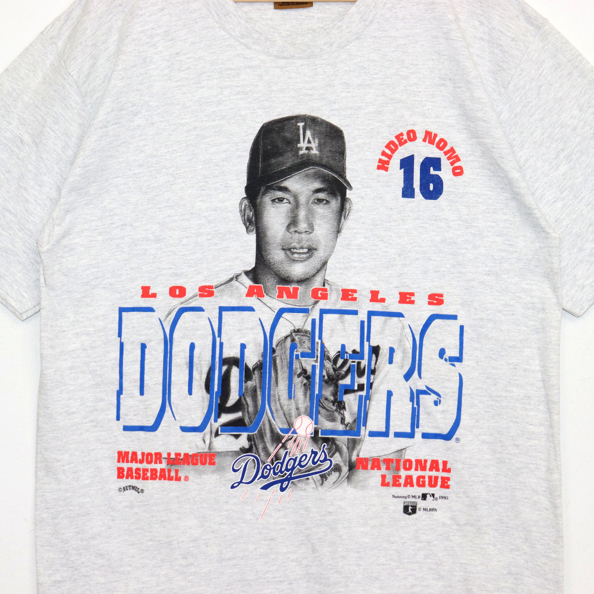 used : (Nutmeg) LA Dodgers #16 NOMO Face Tee