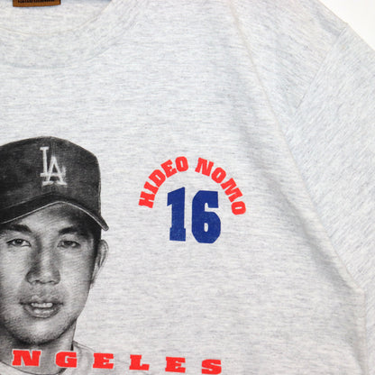 used : (Nutmeg) LA Dodgers #16 NOMO Face Tee