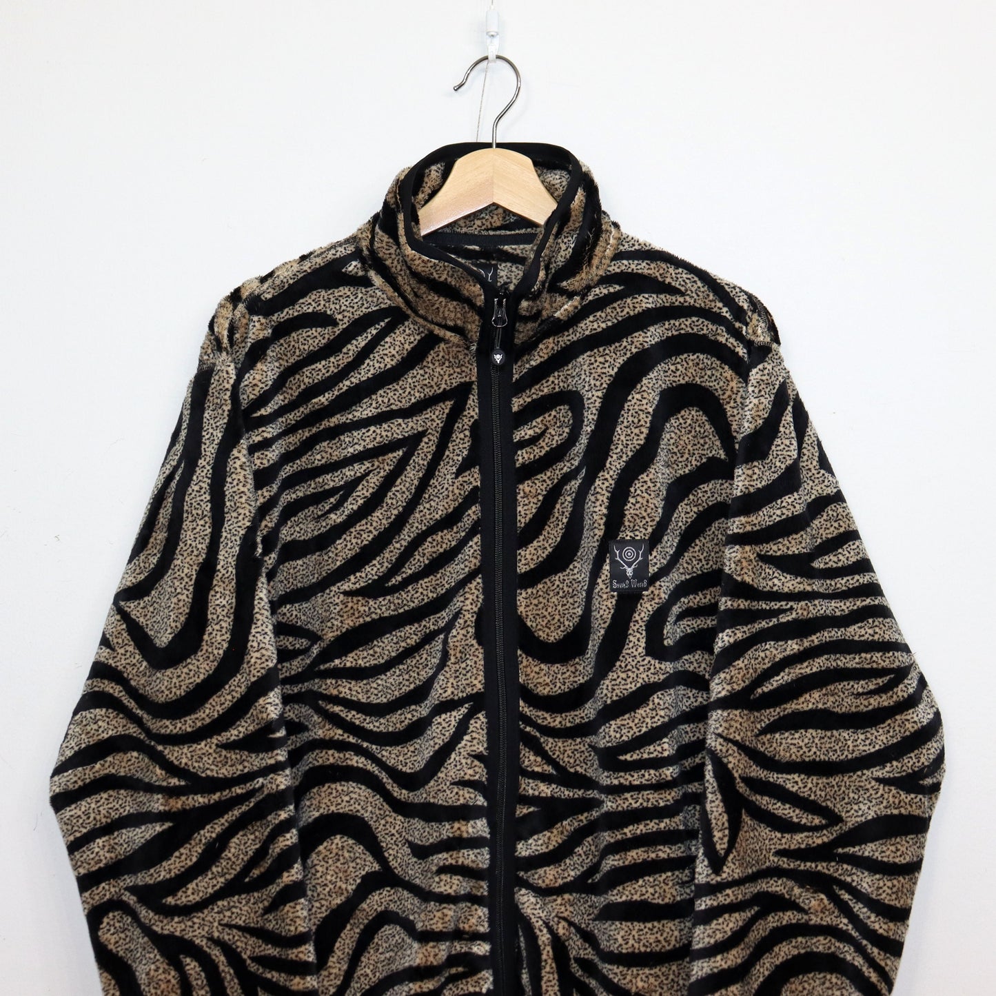 South2 West8 : Piping Jacket - Poly Fleece / Printed
