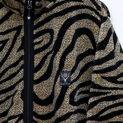 South2 West8 : Piping Jacket - Poly Fleece / Printed