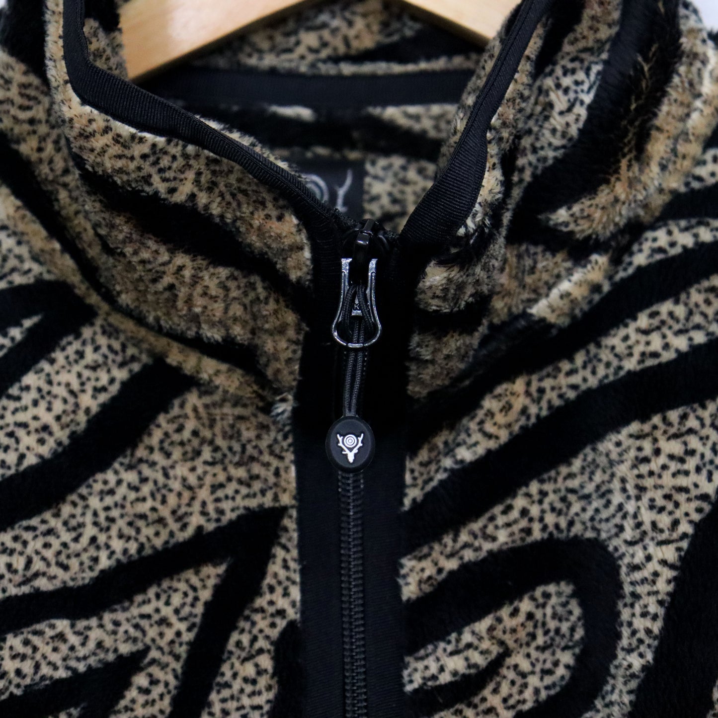 South2 West8 : Piping Jacket - Poly Fleece / Printed