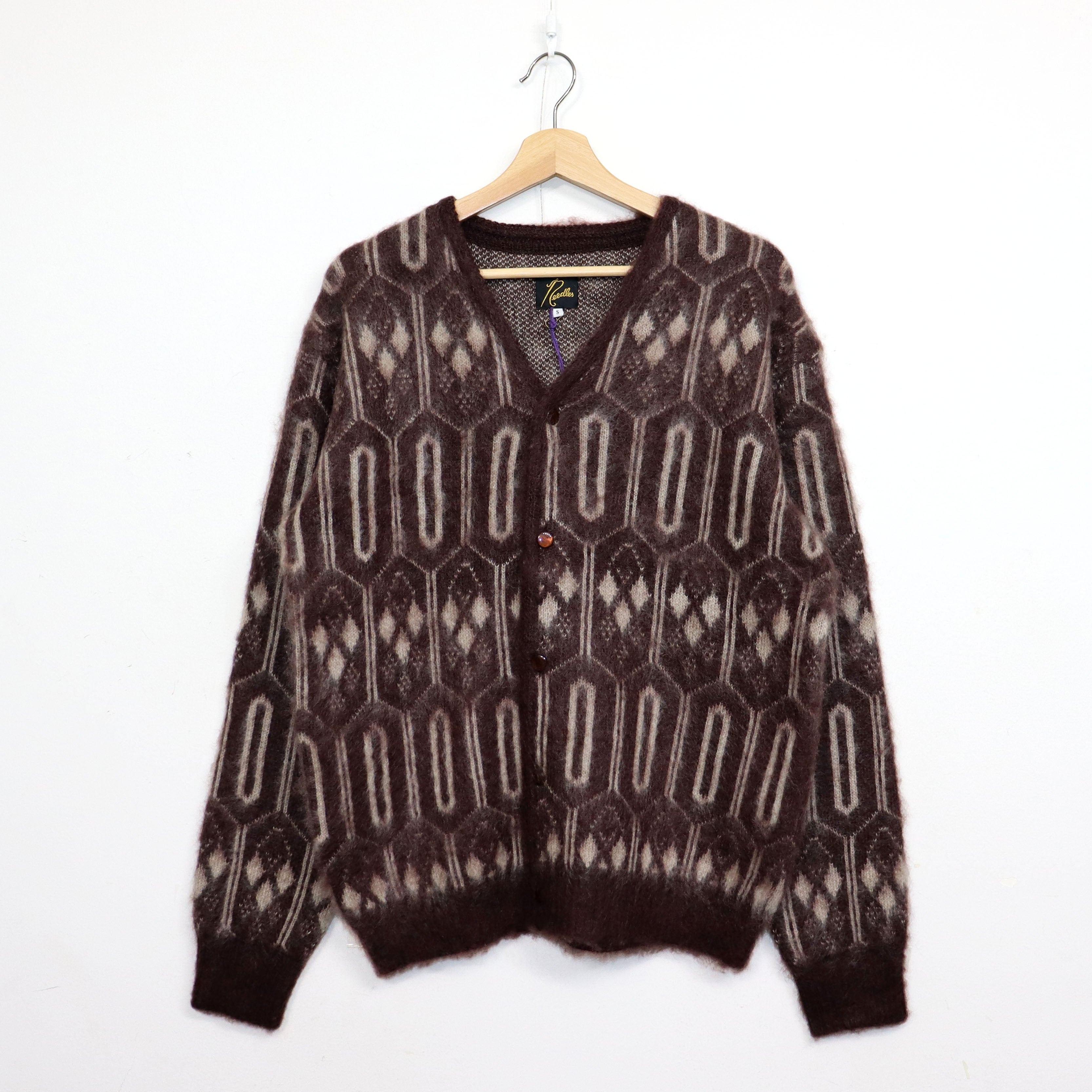 新品未使用品　2022年 AW Needles Mohair Cardigan Needles：Mohair Cardigan - Geometric – TAMANIWA