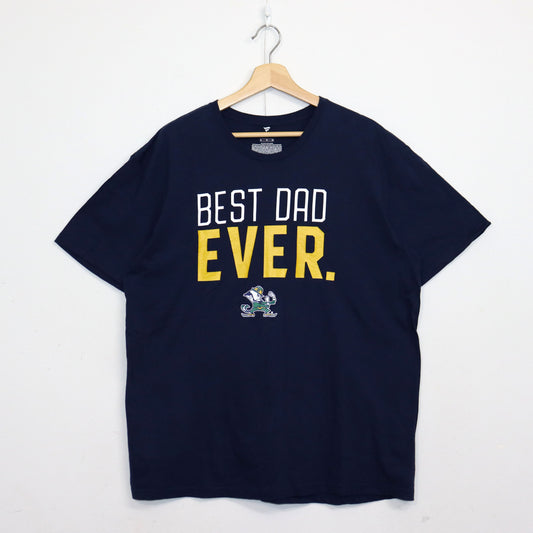 used : (Fanatics) Notre Dame Fighting Irish “Best Dad Ever” Tee