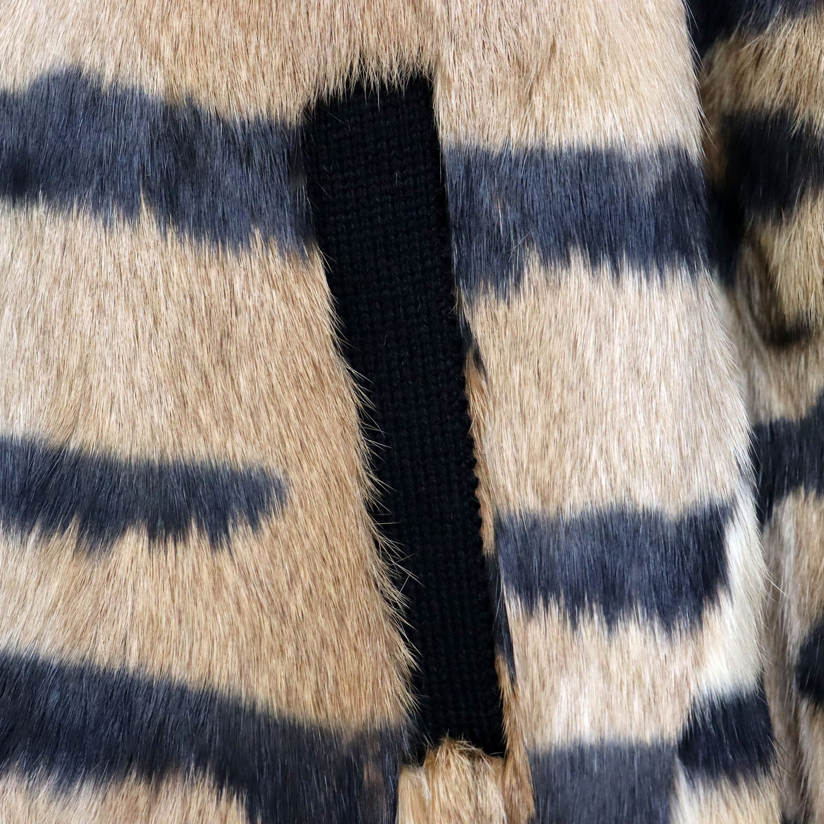 Needles : Rabbit Fur Cardigan - Animal Printed - 【Tiger】
