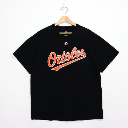 used : (Majestic) BAL Orioles Logo S/S Tee