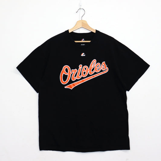 used : (Majestic) BAL Orioles Logo S/S Tee