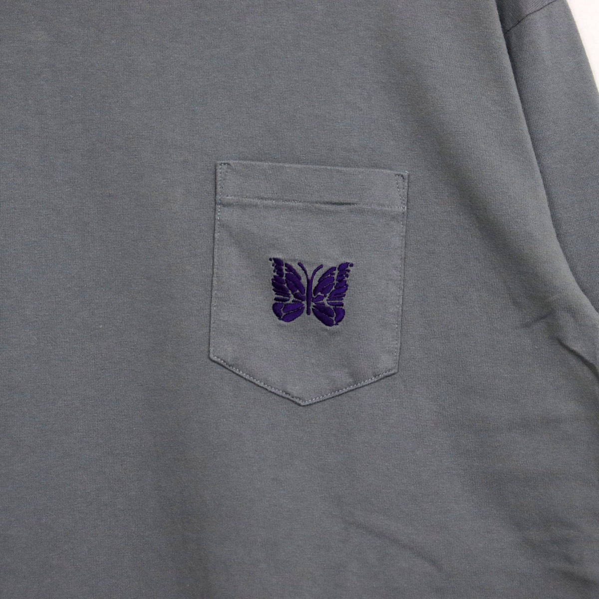 Needles : L/S Pocket Tee - Cotton Jersey