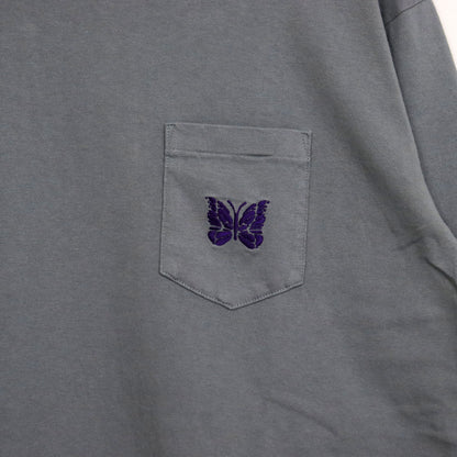 Needles : L/S Pocket Tee - Cotton Jersey