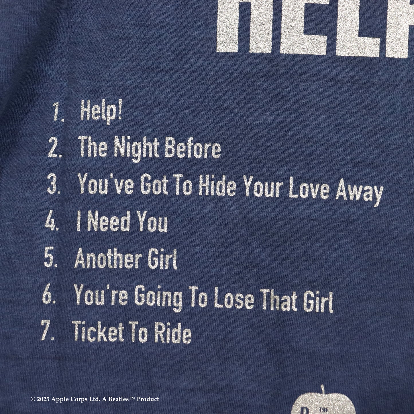 GOOD ROCK SPEED： THE BEATLES | GLITTER HELP T-SHIRT